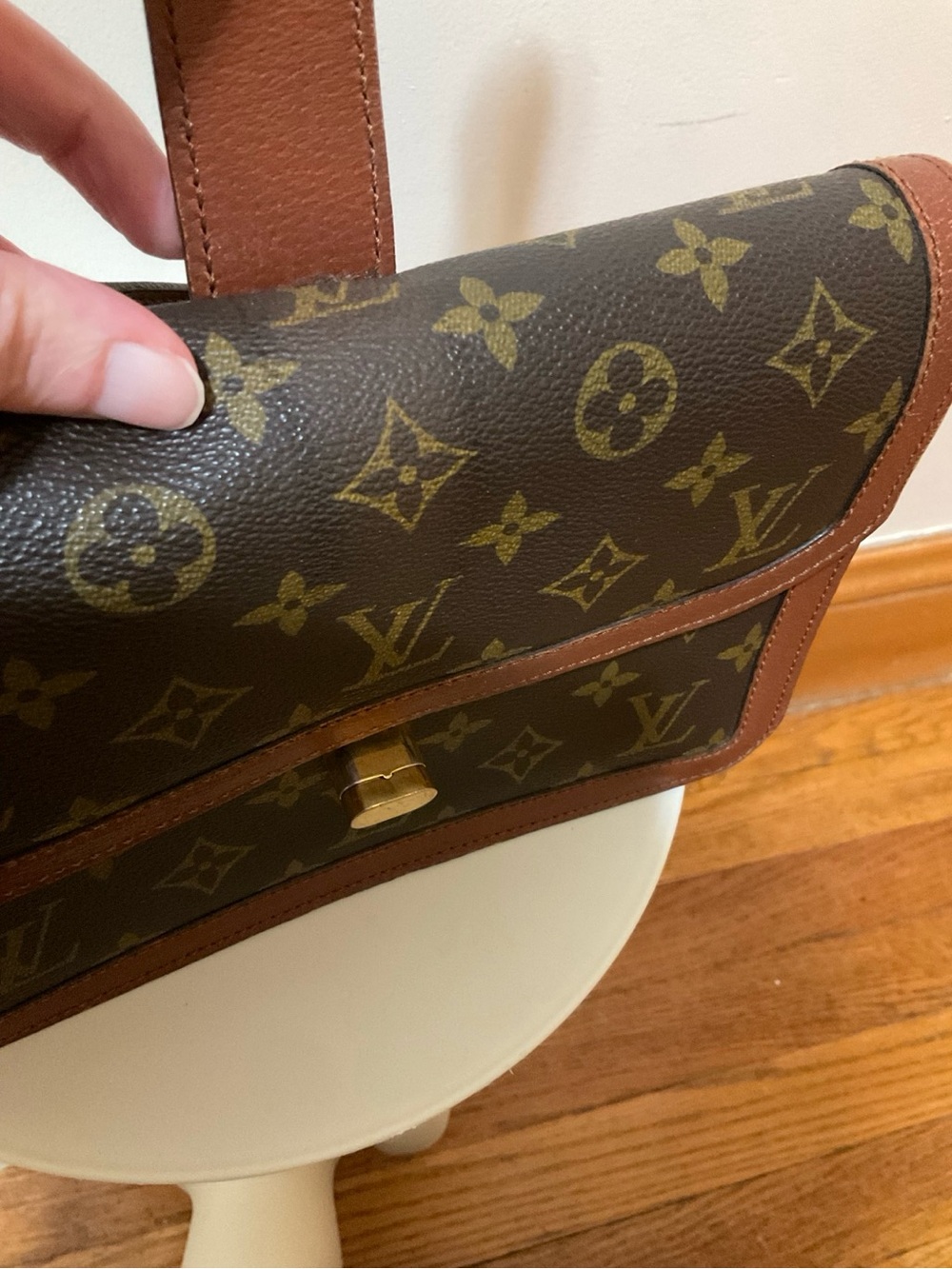 Authentic Vintage Louis Vuitton Monogram Sac Rabat Shoulder Bag + COA - Picture 14 of 15